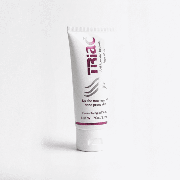 Triac Anti Acne Anti Bacterial Face Wash 70ml for Acne-Prone Skin