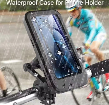 Waterproof Bike Phone Mount – 360° Rotatable Mobile Holder