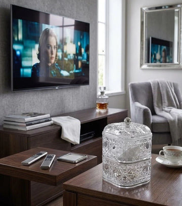 Luxury Crystal Storage Box with Lid