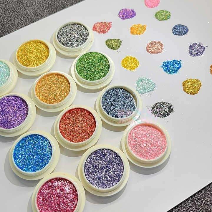 Miss Rose Multicolor High Pigmented Glitter Shimmer Eyeshadow Palette Set Professional Eye Makeup - Pack of 24 - AlSODEAL