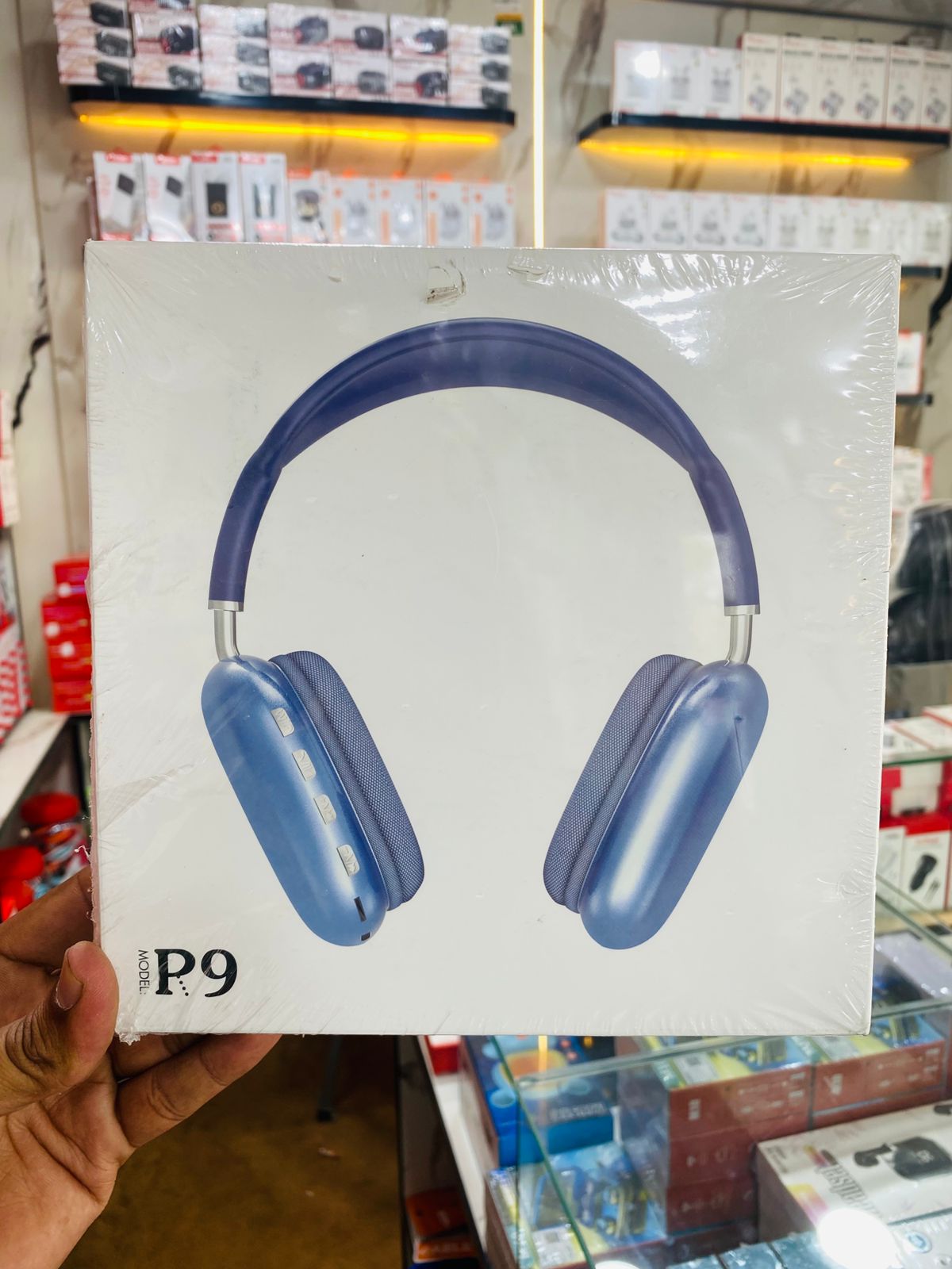 P9 Wireless Bluetooth Headphones – Fidelity Stereo Sound with Foldable Design, Soft Cushion Comfort, and Multi - Mode Playback ( Mix Color) - AlSODEAL