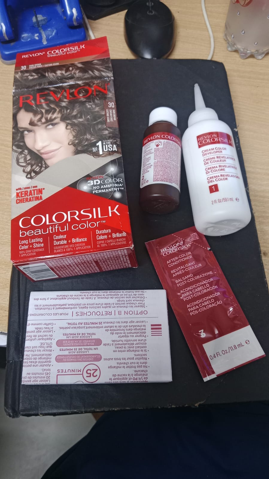 Revlon ColorSilk Hair Color 30 Dark Brown – Ammonia Free Permanent Hair Dye - AlSODEAL