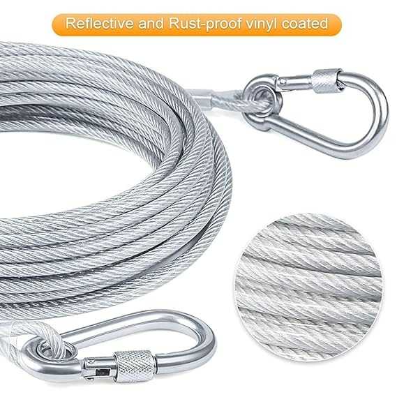 2 Meter & 20 Meter Steel Laundry Rope — Balcony Aur Ghar Ke Liye | Rust-Proof | Free Shipping