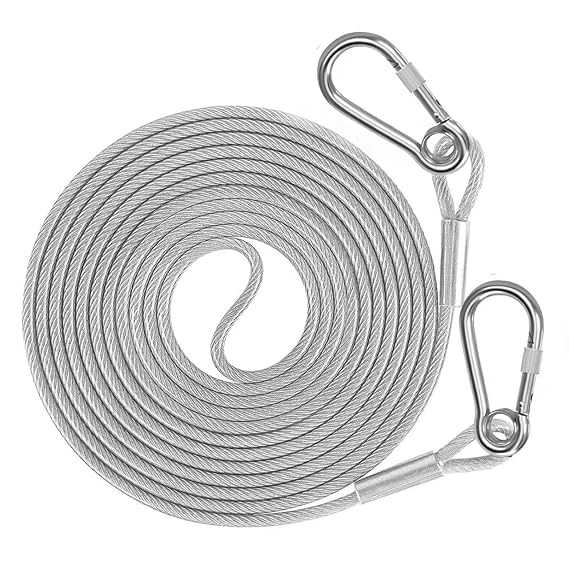 2 Meter & 20 Meter Steel Laundry Rope — Balcony Aur Ghar Ke Liye | Rust-Proof | Free Shipping