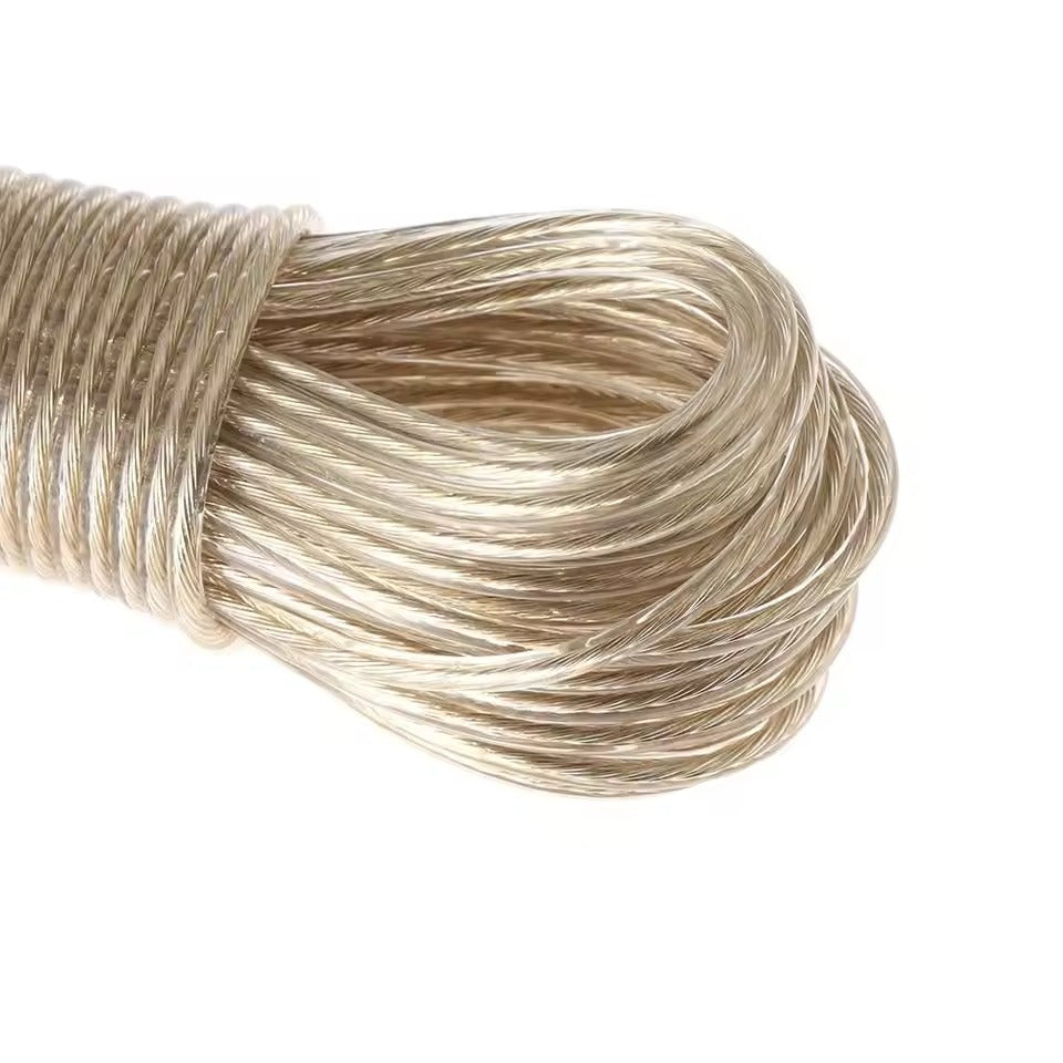 2 Meter & 20 Meter Steel Laundry Rope — Balcony Aur Ghar Ke Liye | Rust-Proof | Free Shipping