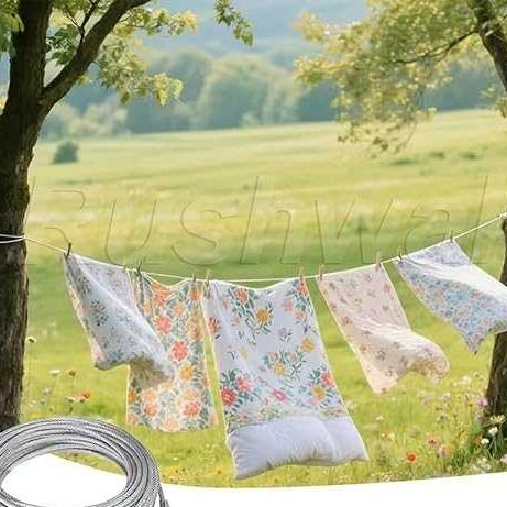 2 Meter & 20 Meter Steel Laundry Rope — Balcony Aur Ghar Ke Liye | Rust-Proof | Free Shipping