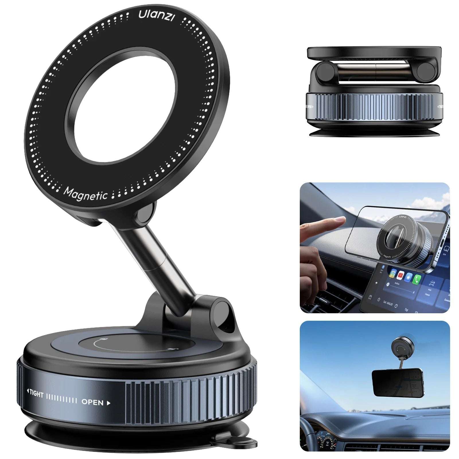 Magnetic Car Mount Phone Holder Hands (Allow to Open) Cash on delivery.